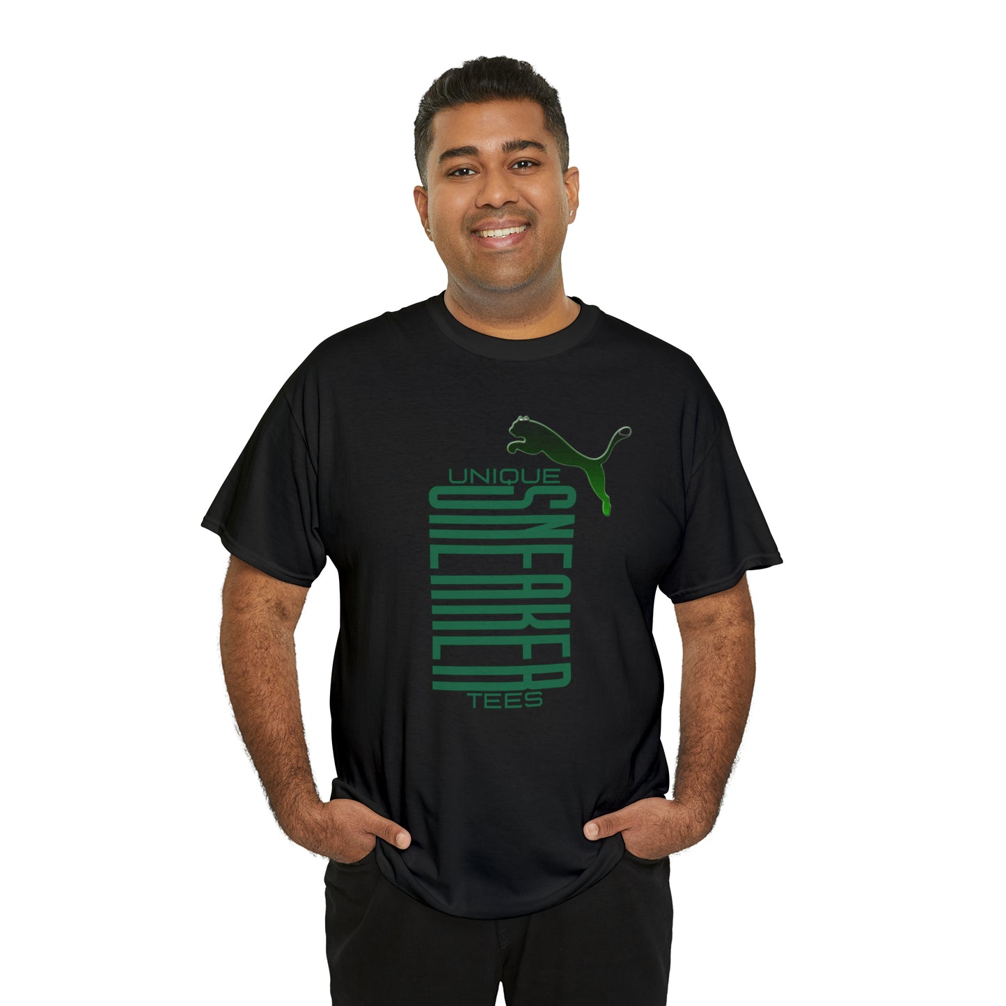 Unique Sneaker Tee "Puma" Green