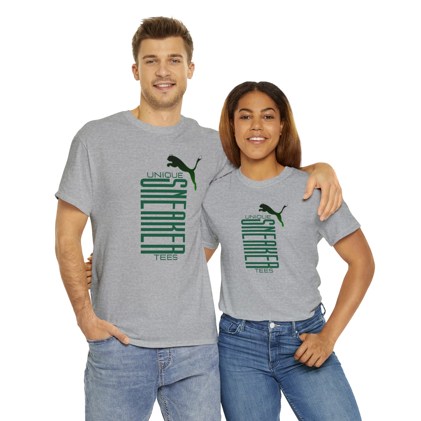 Unique Sneaker Tee "Puma" Green