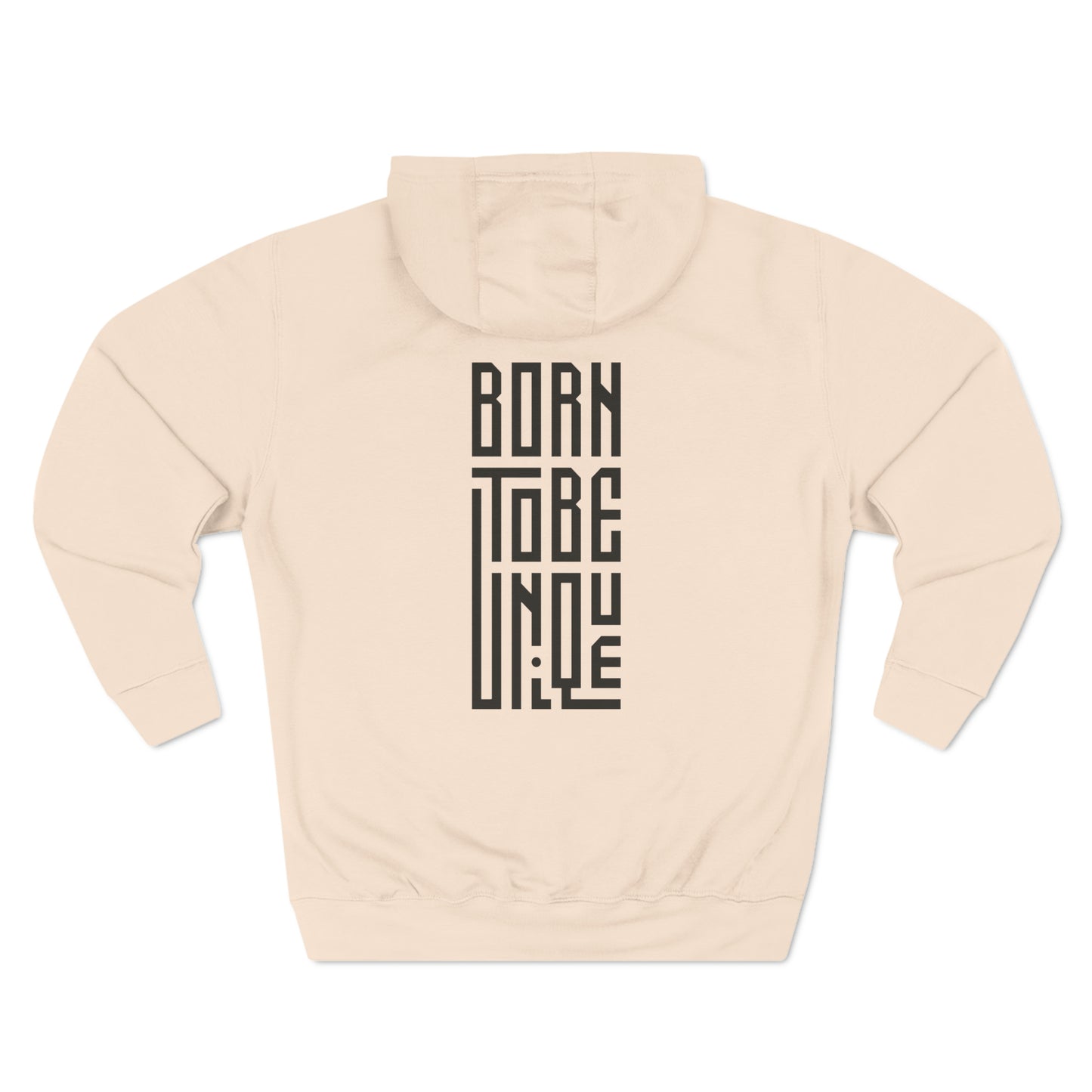 Born To Be Unique Hoodie Black