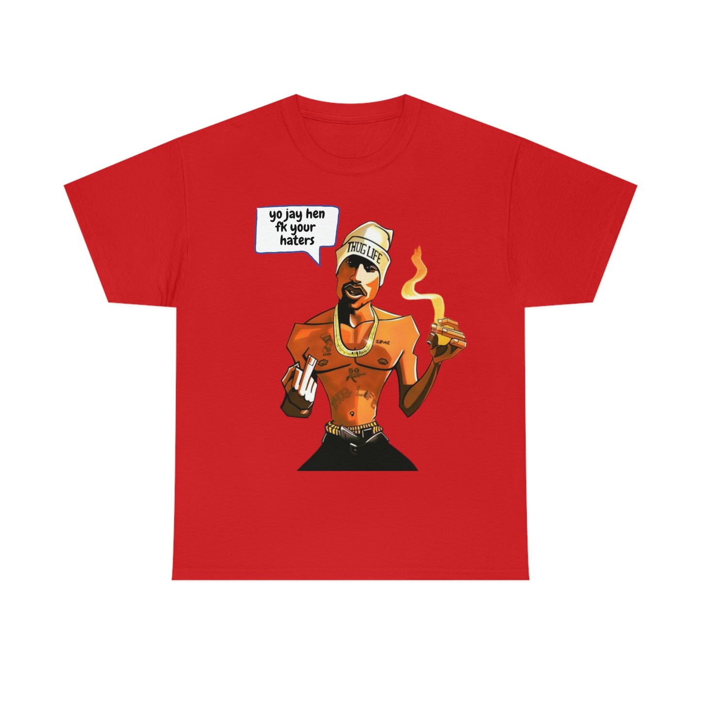 Tupac Fk Your Haters Cotton Tee - Add Your Own Name