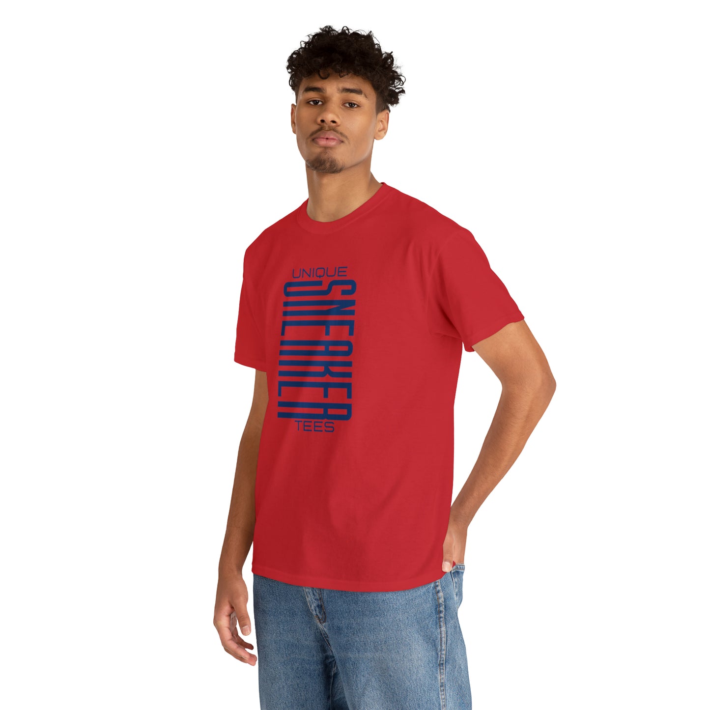 Unique Sneaker Navy Tee