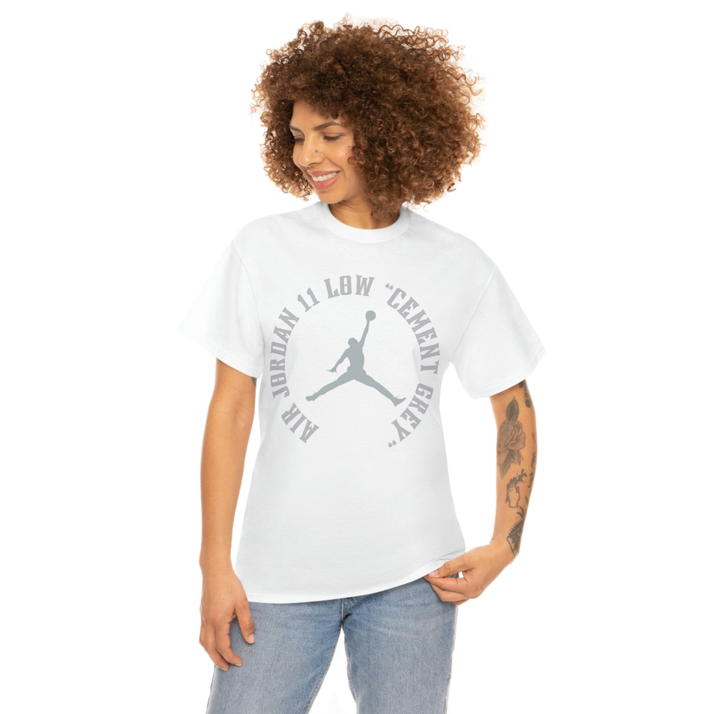 Air Jordan 11 Low “Cement Grey” Tee