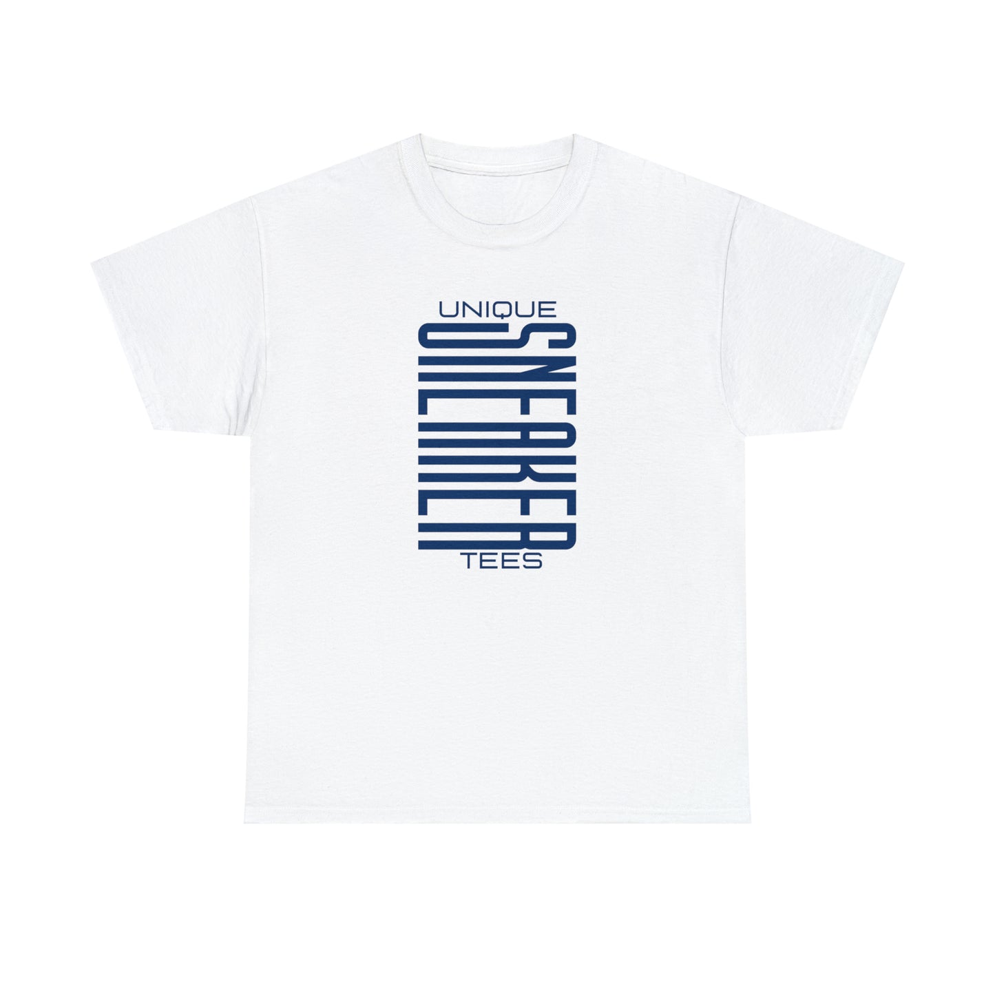 Unique Sneaker Navy Tee