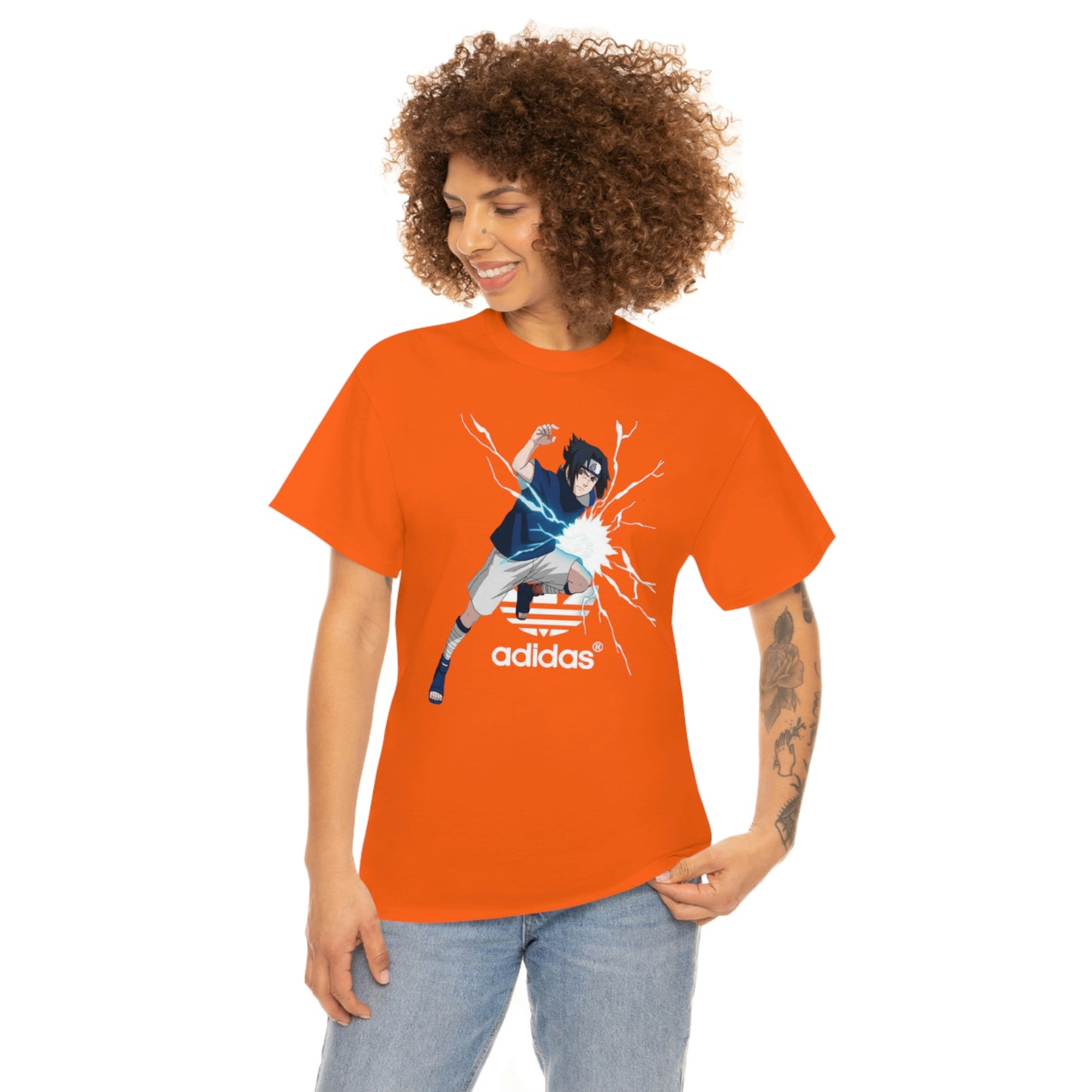 Adidas Sasuke Uchiha Parody Tee