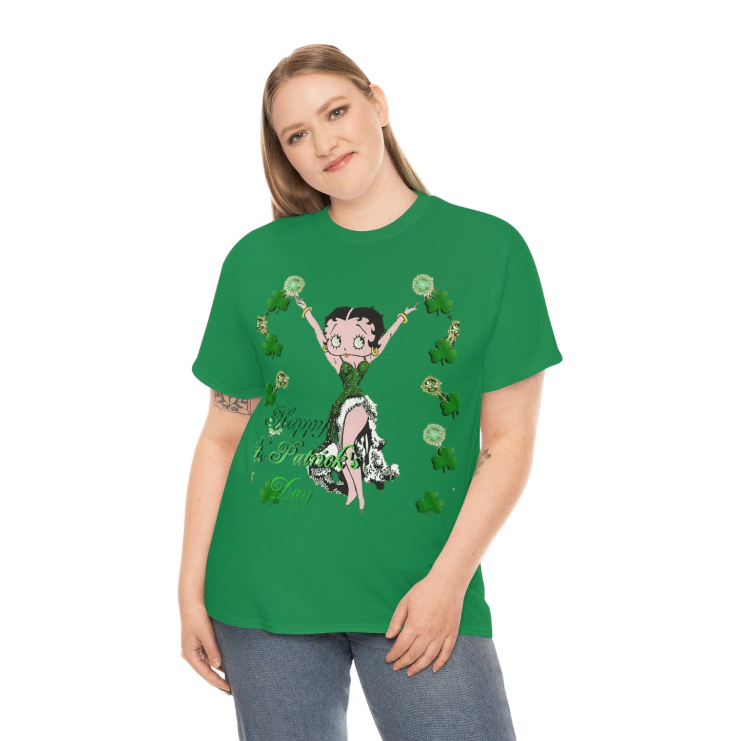 Saint Patrick's Day Betty Boop Tee