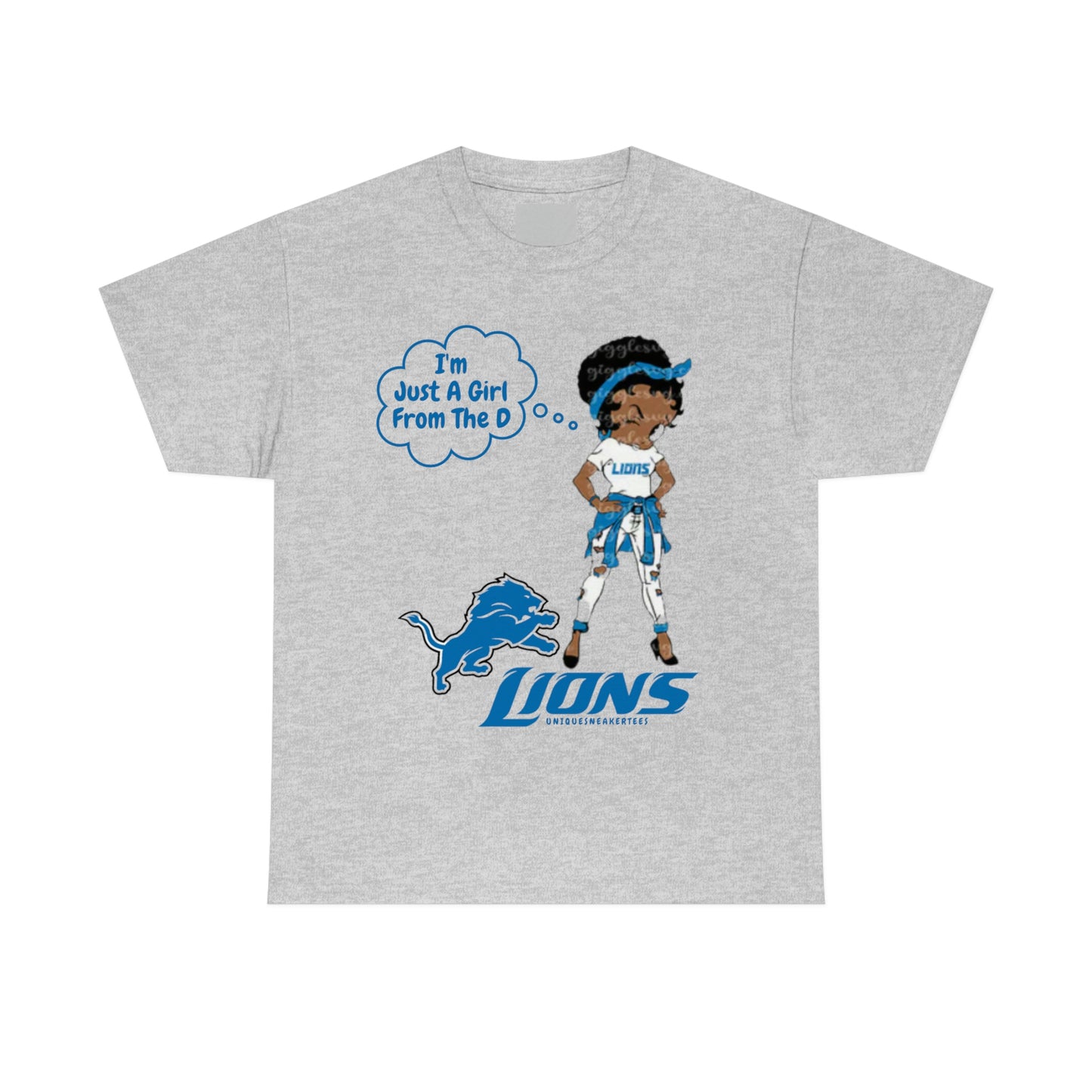 Betty Boop Detroit Lions Tee