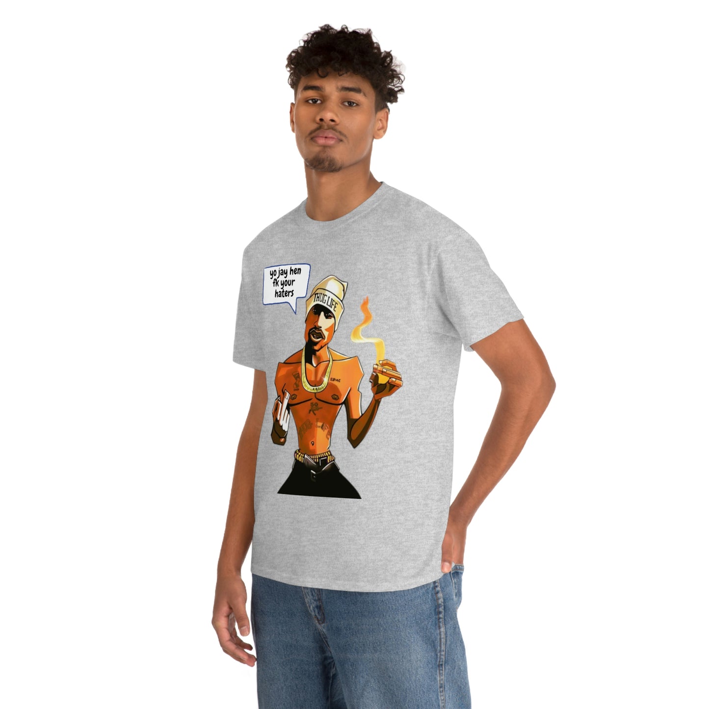 Tupac Fk Your Haters Cotton Tee - Add Your Own Name