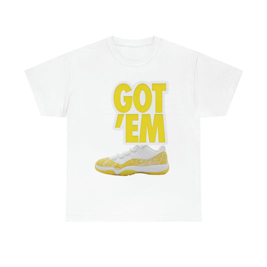 Got'Em Jordan 11 “Yellow Snakeskin” Tee