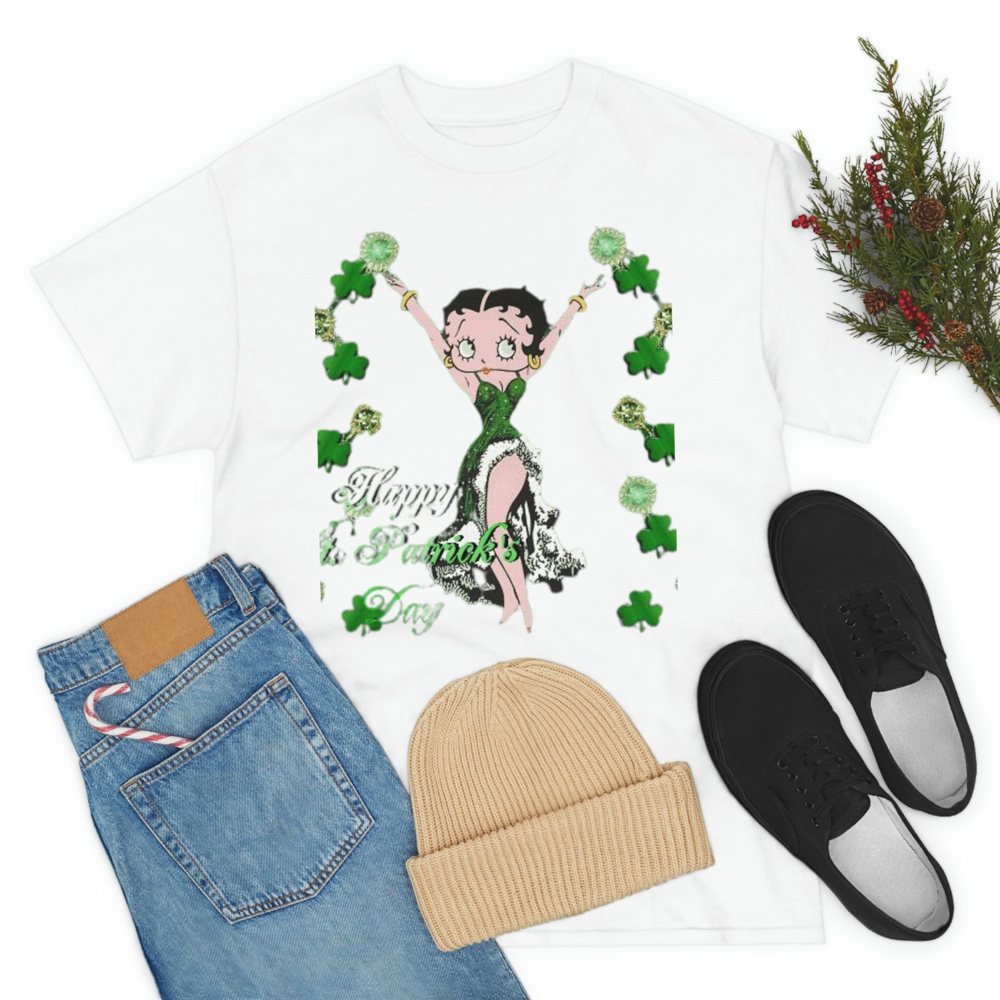 Saint Patrick's Day Betty Boop Tee