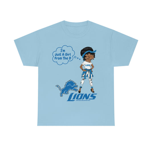 Betty Boop Detroit Lions Tee