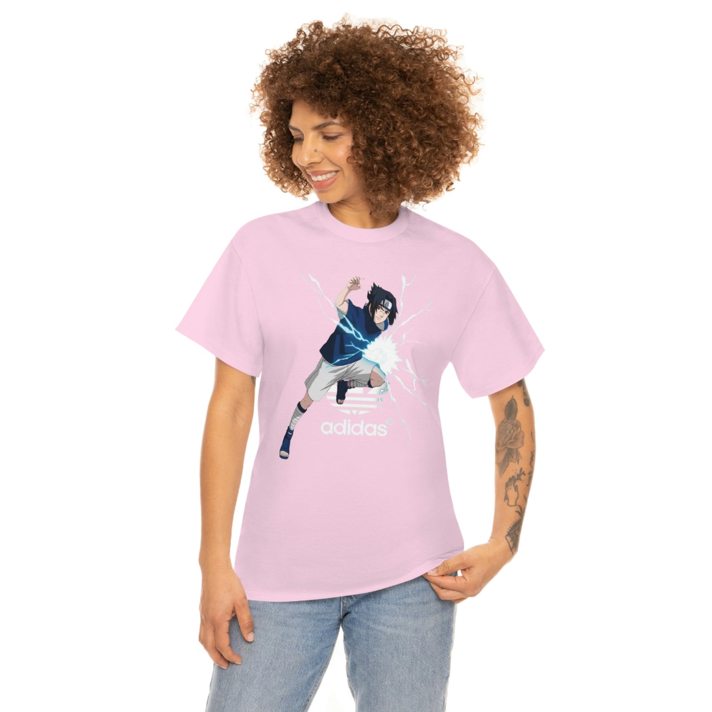 Adidas Sasuke Uchiha Parody Tee