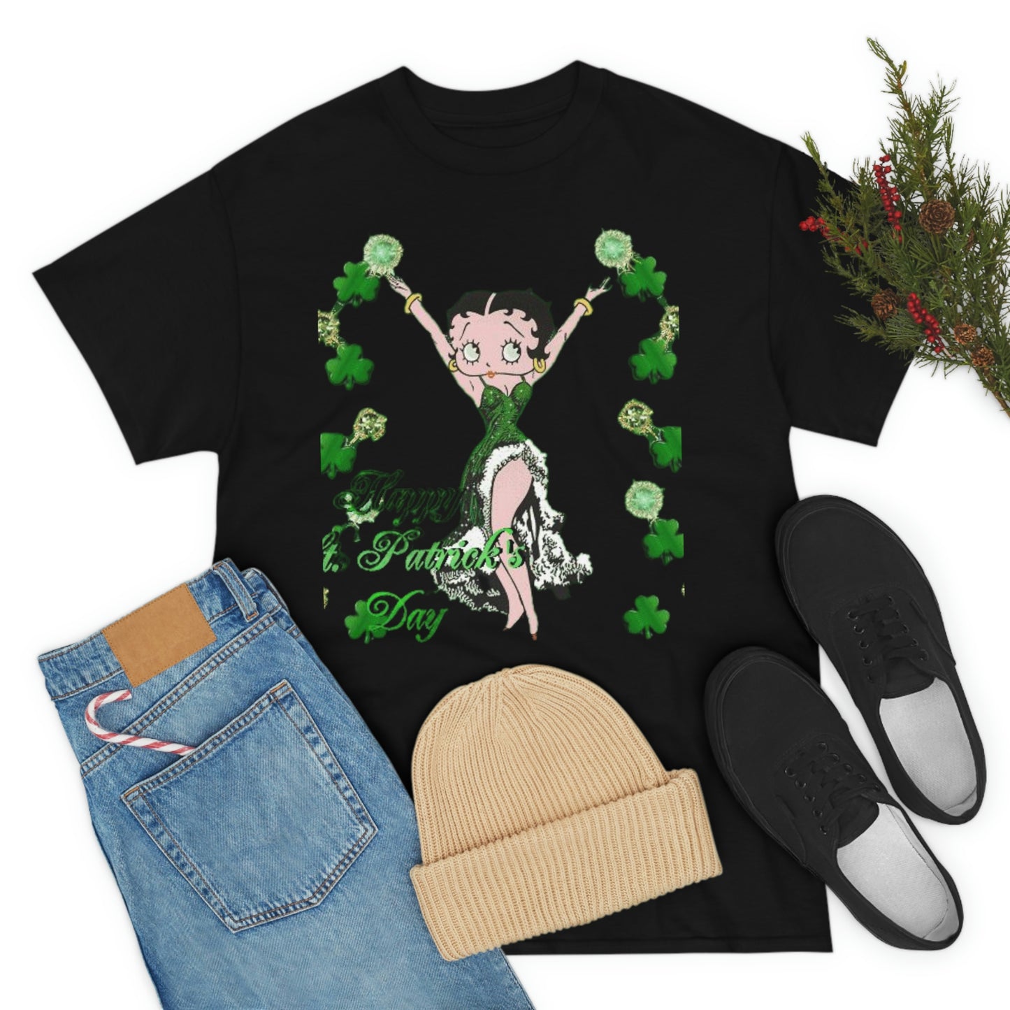 Saint Patrick's Day Betty Boop Tee