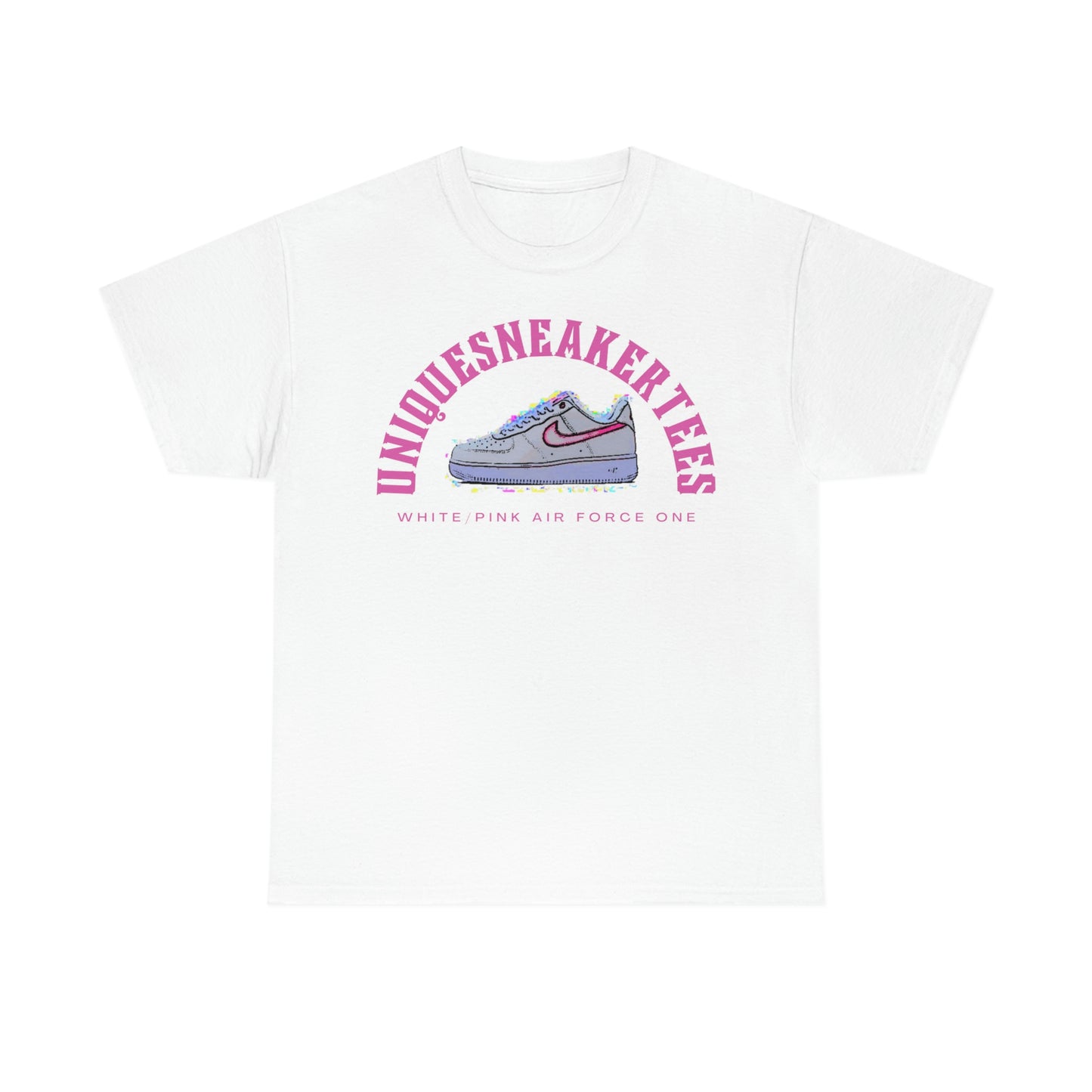 White/Pink AF1 Tee