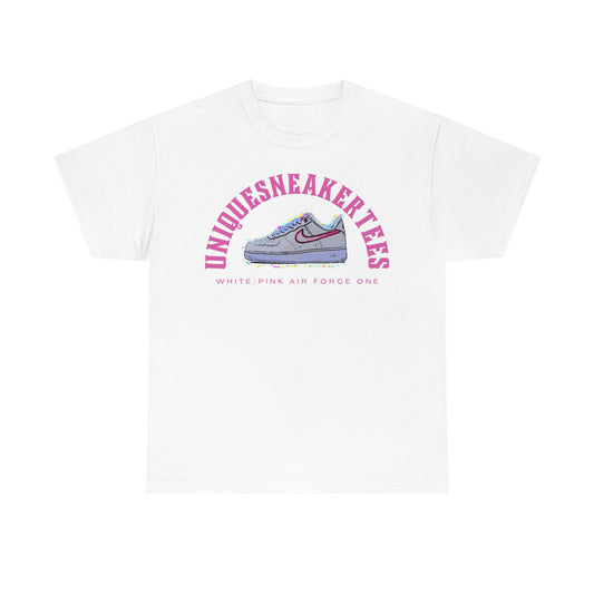 White/Pink AF1 Tee