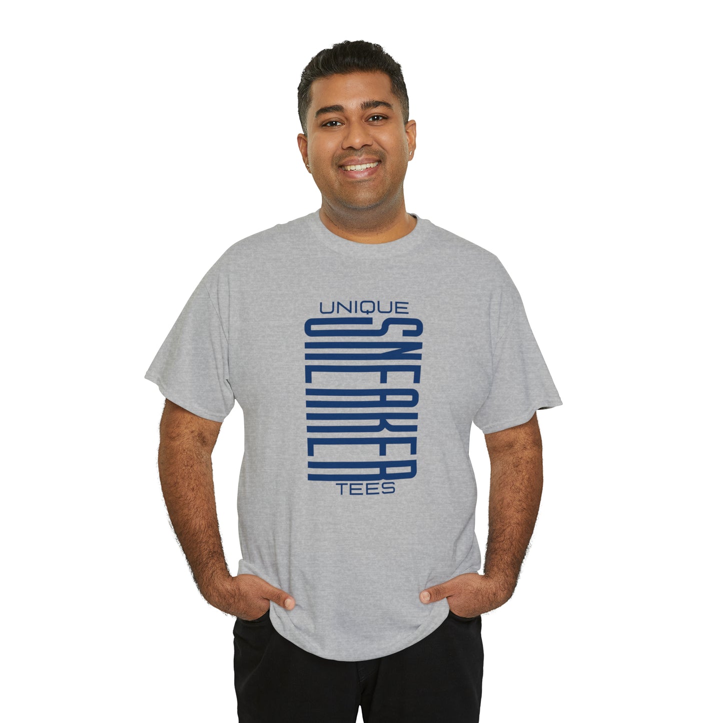 Unique Sneaker Navy Tee