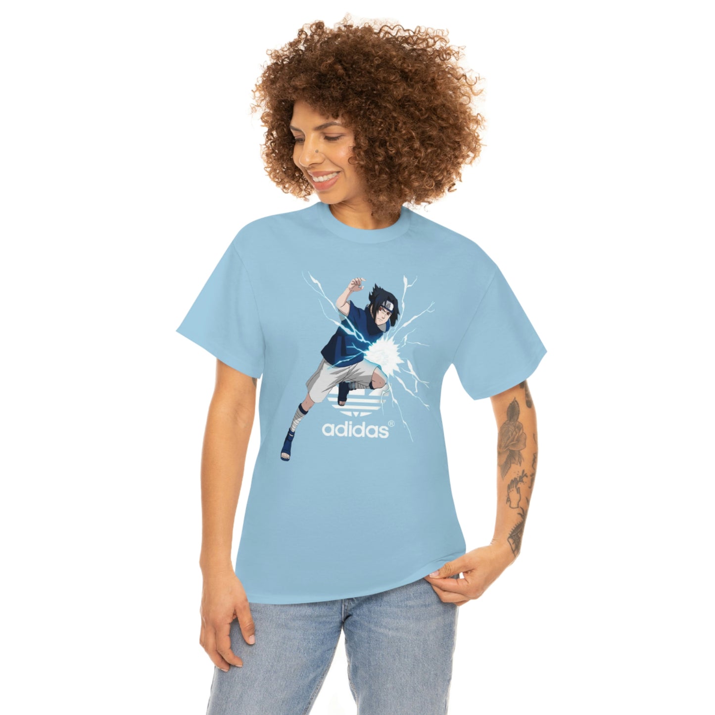 Adidas Sasuke Uchiha Parody Tee