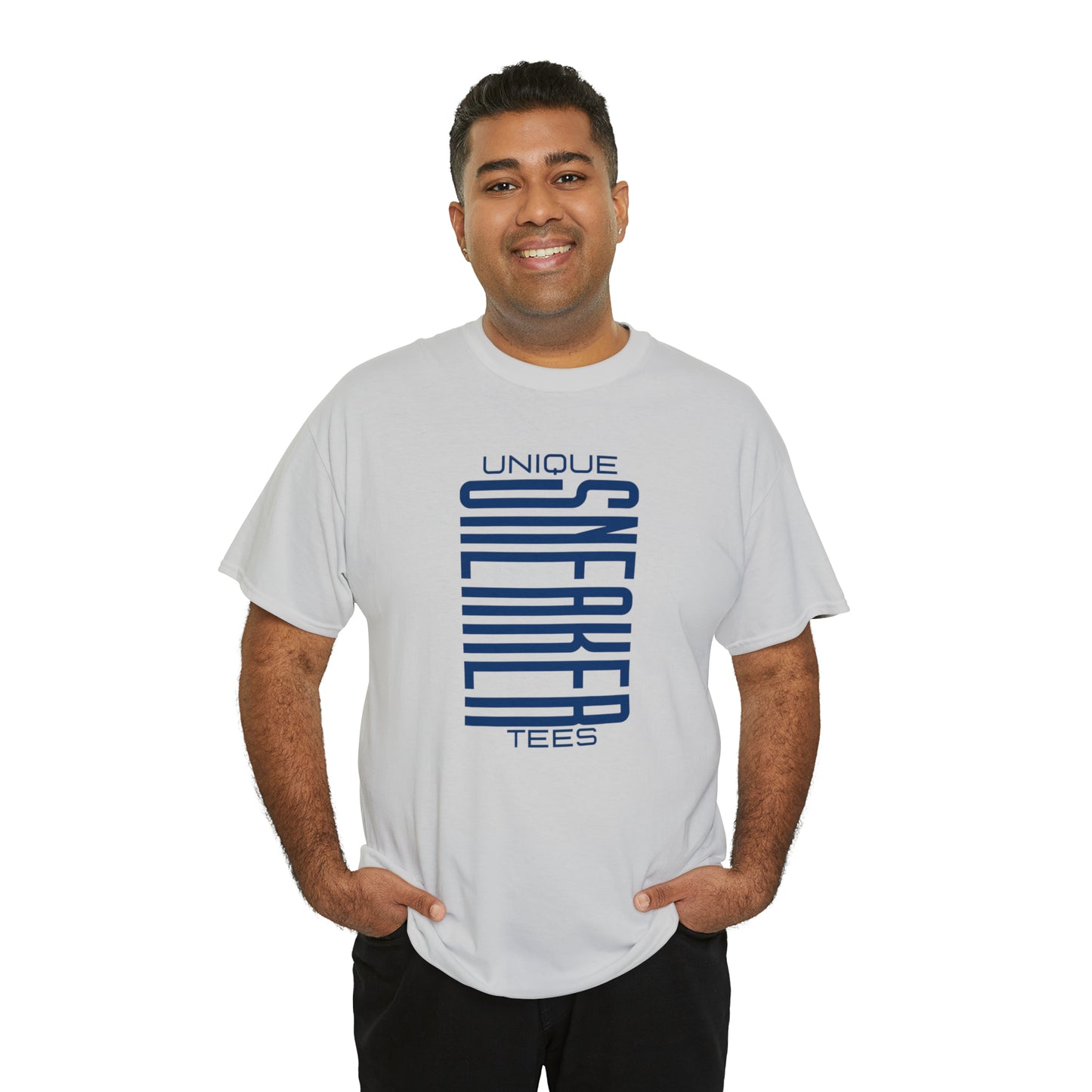 Unique Sneaker Navy Tee