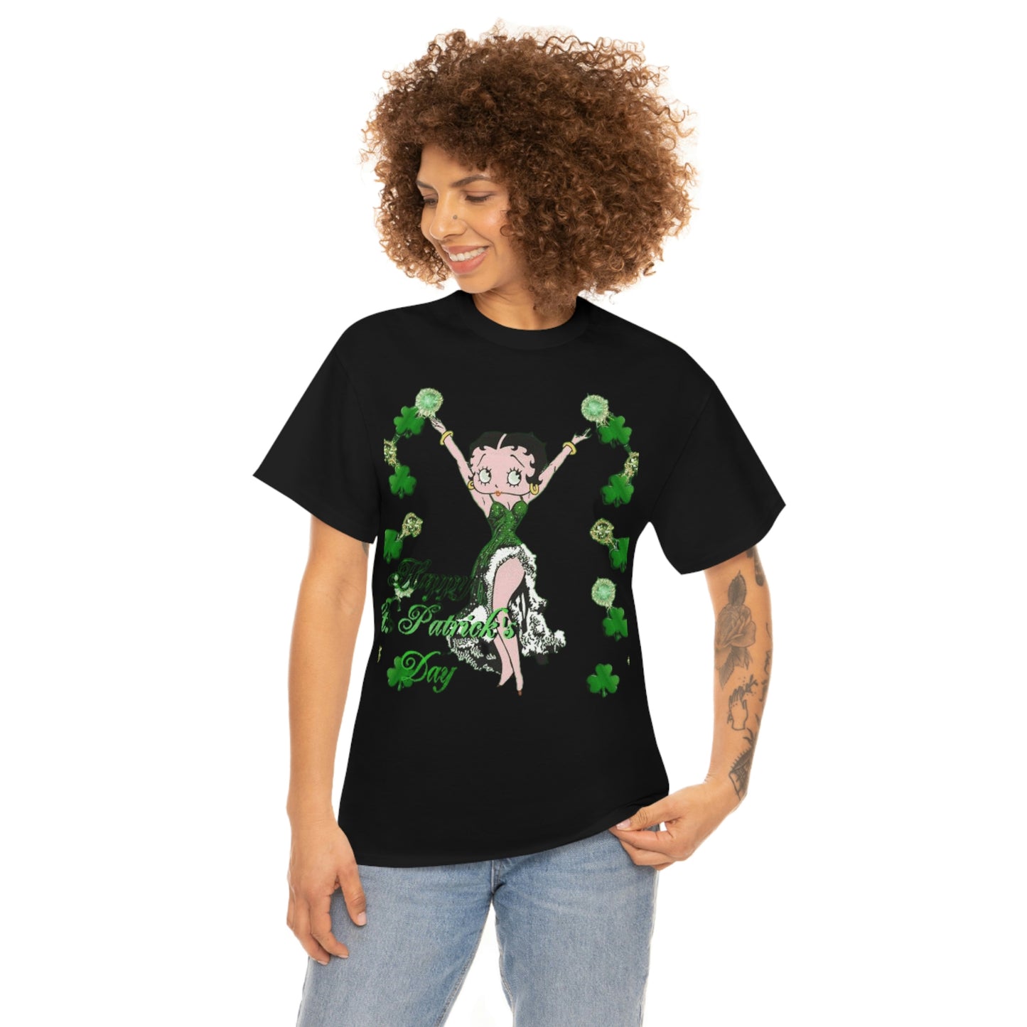 Saint Patrick's Day Betty Boop Tee