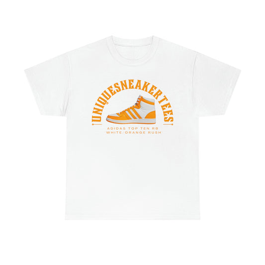 Adidas Top Ten RB 'White Orange' Parody Tee