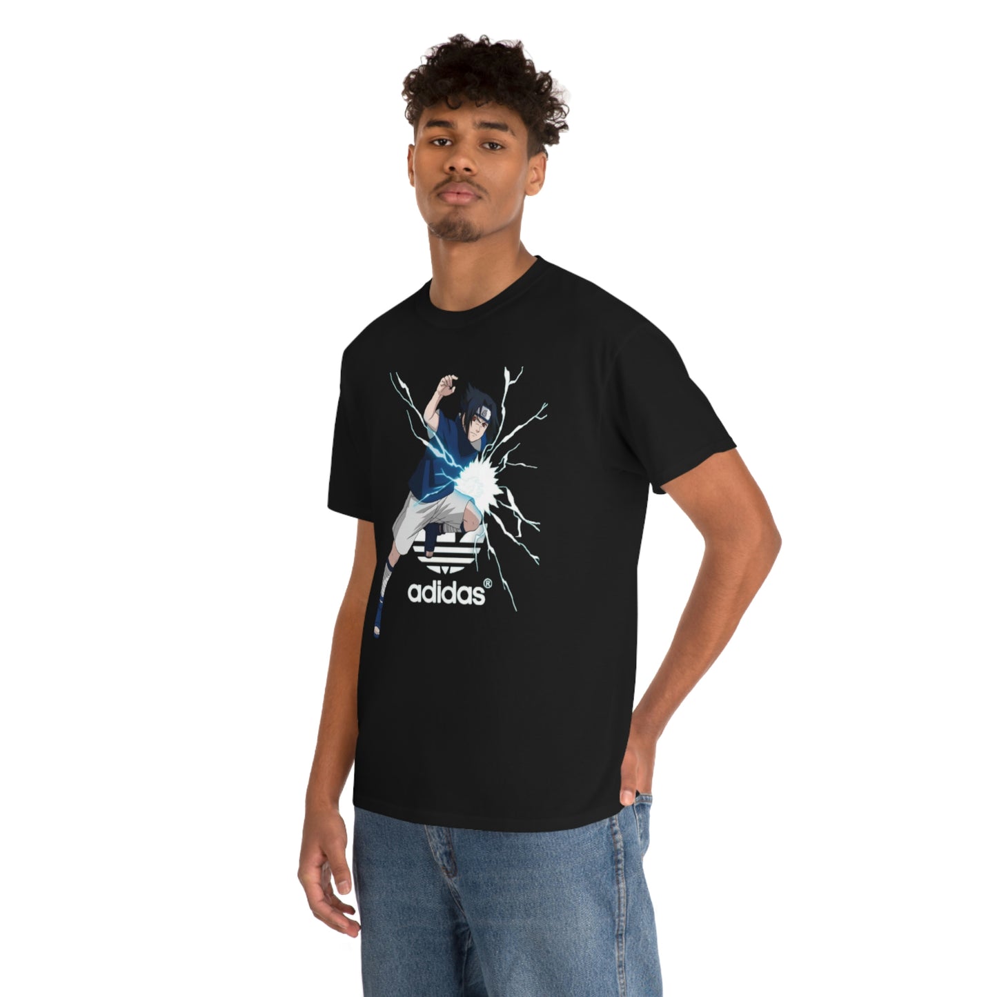 Adidas Sasuke Uchiha Parody Tee