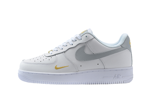 Air Force 1 Low White Grey Gold