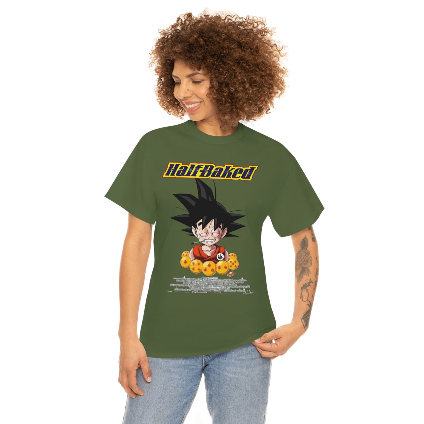 Goku Half Baked 420 Tee