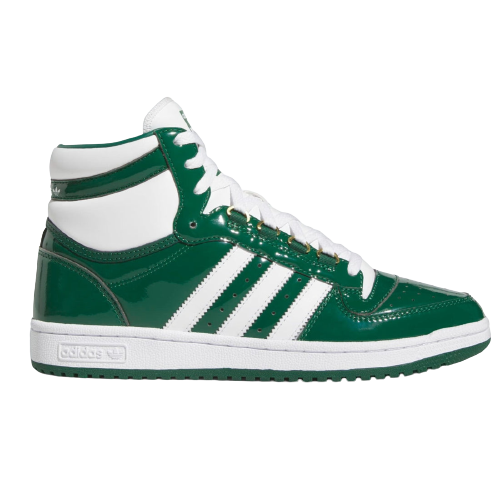 Adidas Top Ten Hi Patent "Green/White"