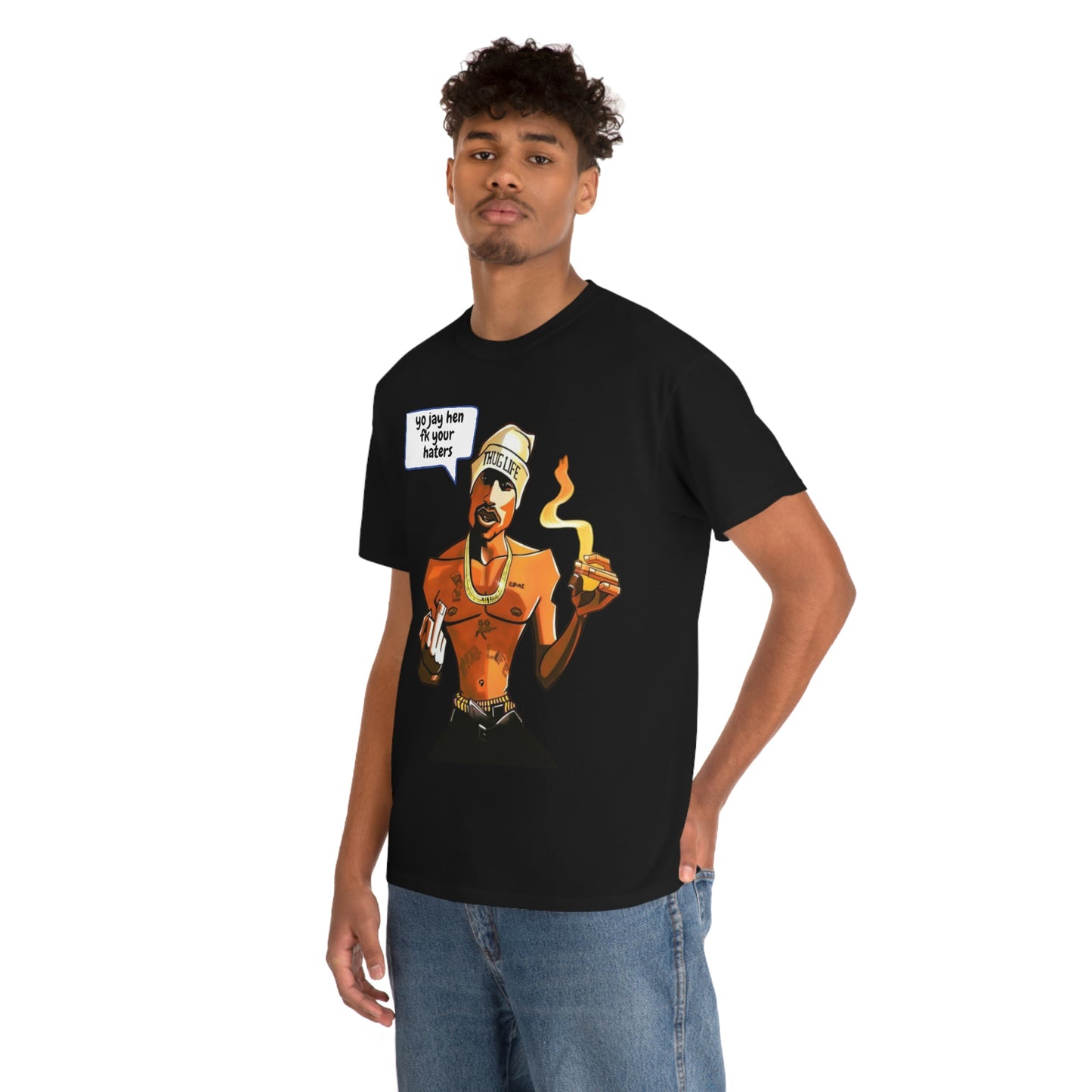 Tupac Fk Your Haters Cotton Tee - Add Your Own Name