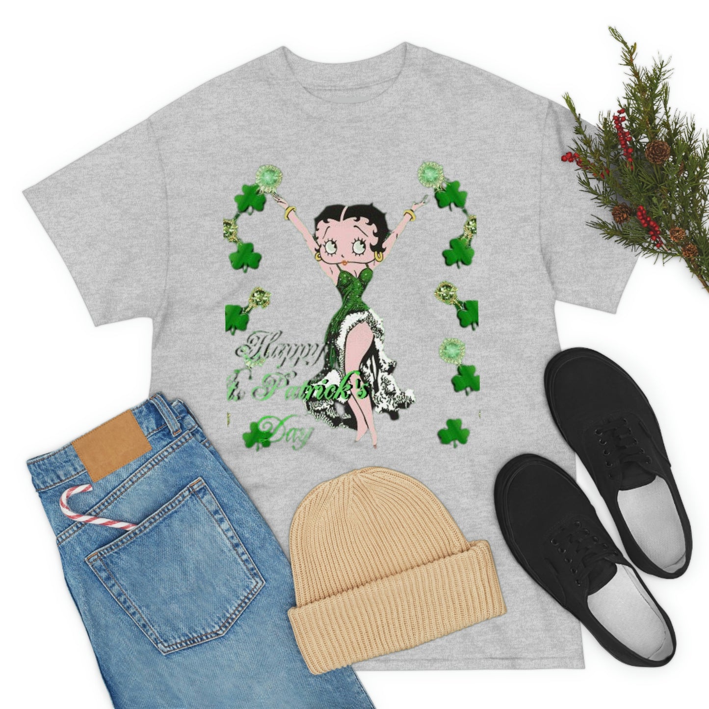 Saint Patrick's Day Betty Boop Tee
