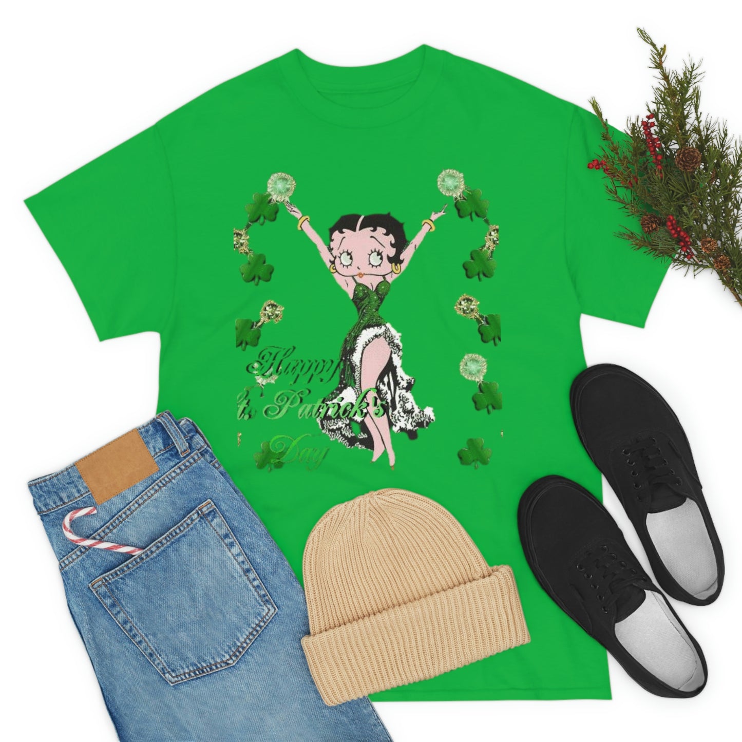 Saint Patrick's Day Betty Boop Tee