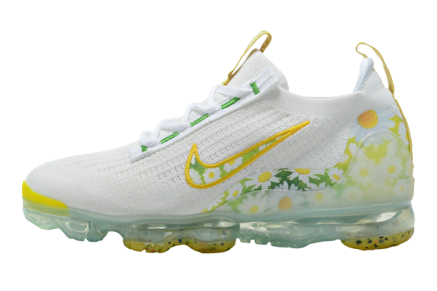 Air VaporMax 2021 Flyknit 'White/Yellow/Green'